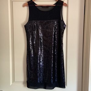 The Limited black sequin dress